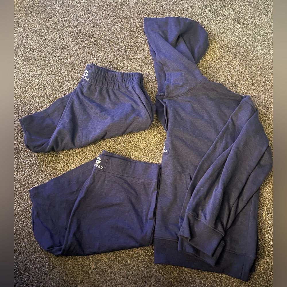 NWOT Missguided Hoodie, Shorts, and Biker Shorts Set